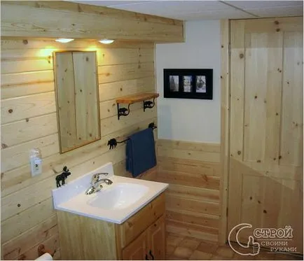 Cum de a decora peretii din baie - baie decor (foto)