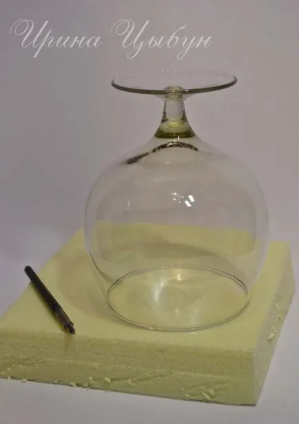 Buchet de dulciuri pe sticla