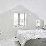 Dormitor la mansardă idei neobișnuite, design, fotografii interioare