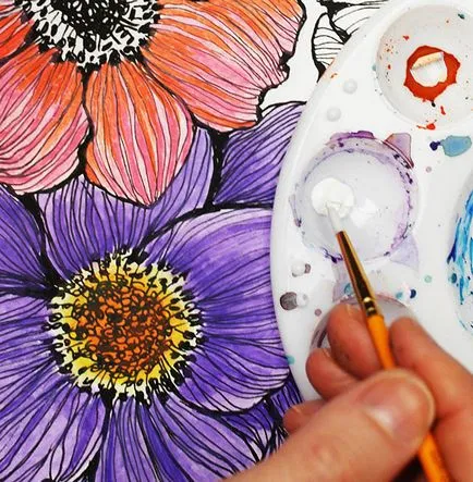 Sfaturi pentru desen cu creioane colorate