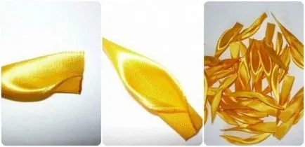 Floarea de pe rochie făcută din pânză cu său pas cu pas mâinile expertul clasa kanzashi, înconjoară floare (DRESS) Floarea de pe rochie făcută din pânză cu său pas cu pas mâinile expertul clasa kanzashi, înconjoară floare