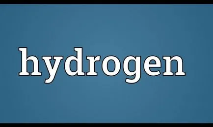 Ce este hidrogen
