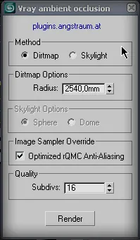 Da, va sosi cu ocluzie ambientală! Lecții 3ds max