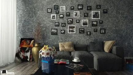 Decorul pereților cu propriile sale mâini - 15 idei (inlay) Decorul pereților cu propriile sale mâini - 15 idei