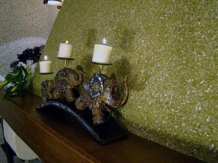 tencuiala decorativa în fotografie interior