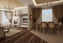 Proiectare sufragerie fotografii în cameră cameră cu idei trăiesc într-o casă particulară de interior pentru apartamente, care combină împreună,