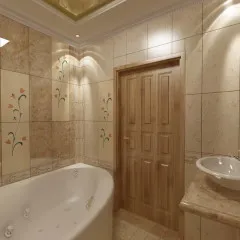 baie de design, cu fotografie baie de colț (colț) baie de design, cu fotografie baie de colț
