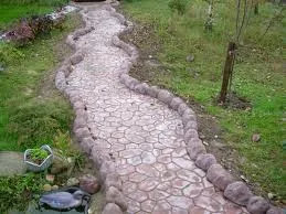 alei de grădină Design - idei pentru punerea în aplicare propriile lor mâini (piese) alei de grădină Design - idei pentru punerea în aplicare propriile lor mâini