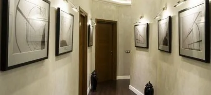 Proiectarea unui coridor îngust - tapet, tavan, mobilier