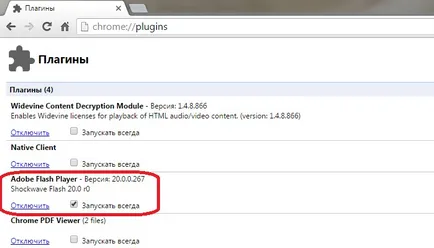 Flash player pentru Google Chrome - cum să faceți upgrade, descărca și juca
