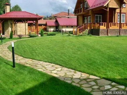 Lawn în țară cu propriile mâini