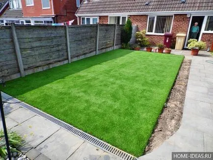 Lawn în țară cu propriile mâini