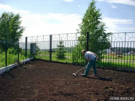 Lawn în țară cu propriile mâini