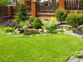 Ideea pentru decorarea gradina