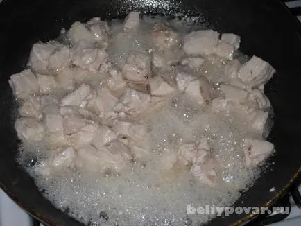 Ghiveci cu carne de pui si ciuperci