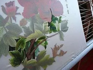 arta broderii de mătase pe mătase - fac cu mâinile lor