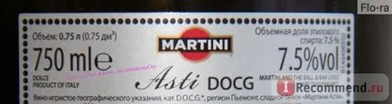 Vin spumant Martini Asti - «Asti Martini - șampanie mea preferată! O trecere în revistă detaliată a (șampanie) Vin spumant Martini Asti - «Asti Martini - șampanie mea preferată! O trecere în revistă detaliată a acestui