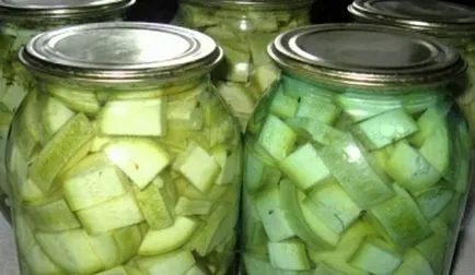 Squash conserve pentru iarna ca tinerii castraveți, întregi, fără a conserve rețete