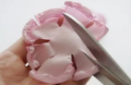 Efectuarea de culori de tesatura cu mâinile lor mod amar ca o clasă hobby și de master (cum fac florile din pânză cu mâinile) Producția de flori din material textil, cu mâinile lor mod amar ca un hobby și master-class