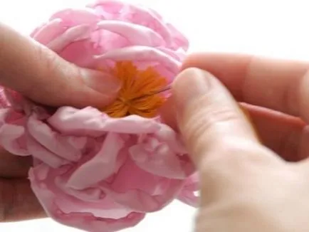 Efectuarea de culori de tesatura cu mâinile lor mod amar ca o clasă hobby și de master (sa) Producția de flori din material textil, cu mâinile lor mod amar ca un hobby și master-class