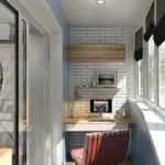 Pereții de pe balcon - fotografiile cele mai bune idei de design de ziduri frumoase pe balcon