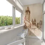 Pereții de pe balcon - fotografiile cele mai bune idei de design de ziduri frumoase pe balcon