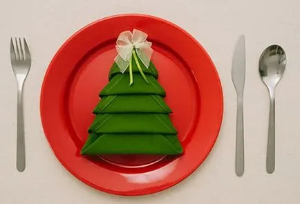 Cum frumos pliat servetele pe o masă diagrame festive și descrieri