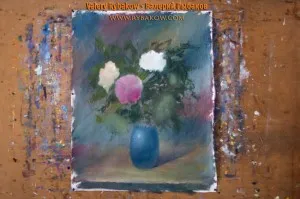 Cum de a desena un buchet de flori Maslow (un viitor vaze pictate aproximativ) Cum de a desena un buchet de flori Maslow