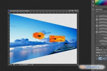Cum la vânt straturile în Photoshop