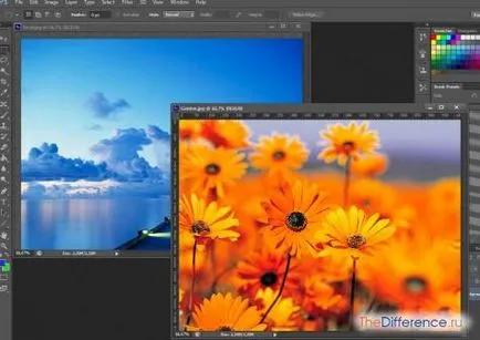 Cum la vânt straturile în Photoshop