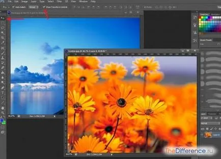Cum la vânt straturile în Photoshop