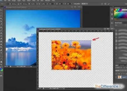 Cum la vânt straturile în Photoshop