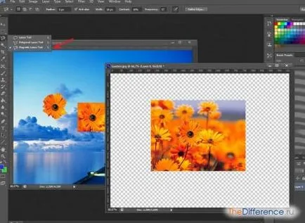 Cum la vânt straturile în Photoshop