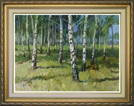 Cum de a scrie o pădure în pictură în ulei ceață