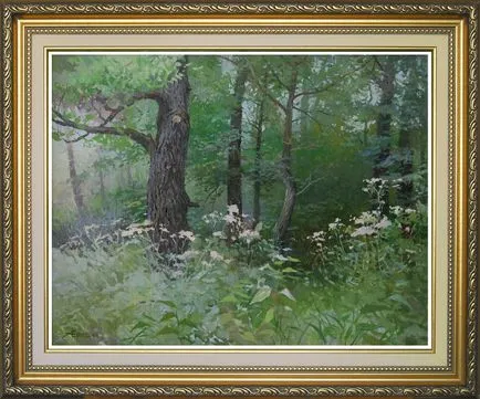 Cum de a scrie o pădure în pictură în ulei ceață