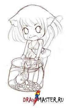 Cum de a desena un nyashnye Chibi (posibil) Cum de a desena un nyashnye Chibi