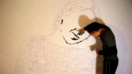 Cum de a desena un model pe tapet