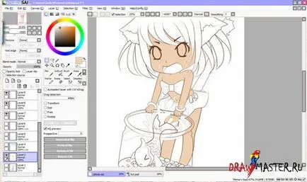 Cum de a desena un nyashnye Chibi (ia aerograf airbrush) Cum de a desena un nyashnye Chibi