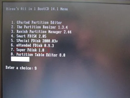Cum se formatează un hard disk pe un netbook folosind superfdisk (netbook) Cum se formatează un hard disk pe un netbook folosind superfdisk