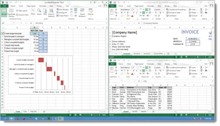 Cum de a deschide Excel 2013 partea fișierelor de partea în diferite ferestre