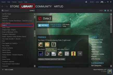 Cum de a deschide o consolă în DotA 2