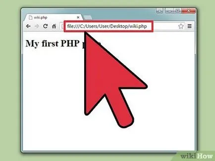Cum pot deschide un fișier php