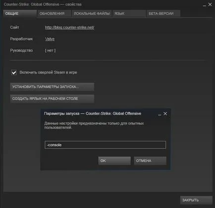 Cum de a deschide o consolă în CS Go - lumea cs go (pentru a deschide) Cum de a deschide o consolă în CS Go - lumea cs du-te