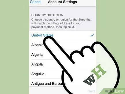 Cum se schimbă țara în itunes și magazinul de aplicații (Regulamentul de serviciu) Cum se schimbă țara în itunes și magazinul de aplicații