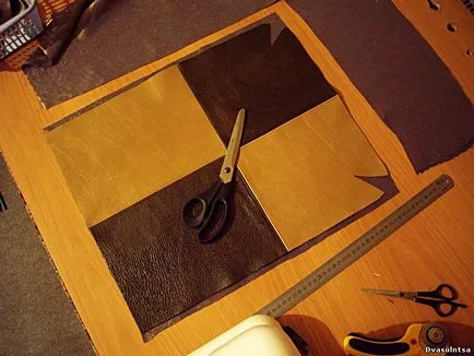 Pungi cu propriile sale mâini din piele, meserii (piele) Pungi cu propriile sale mâini din piele, brodată