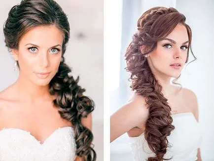 Coafuri de nunta pentru fotografii de știri păr lung