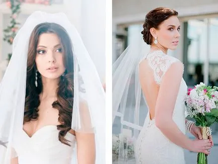 Coafuri de nunta pentru fotografii de știri păr lung