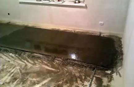 Cum se toarnă șapa