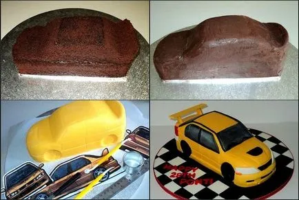 Cum de a găti un tort în formă mașinii (pentru a găti un tort) Cum de a găti un tort în formă mașinii