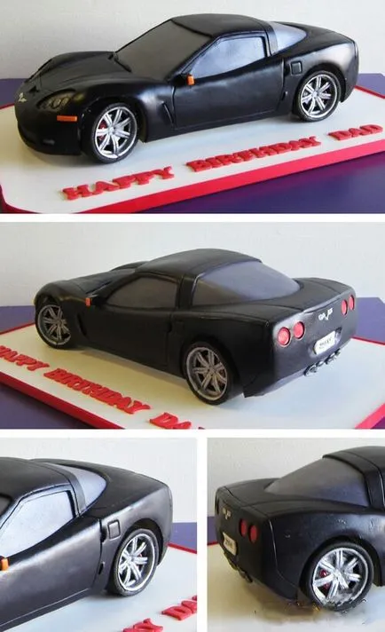 Cum de a găti un tort în formă mașinii (pentru a găti un tort) Cum de a găti un tort în formă mașinii